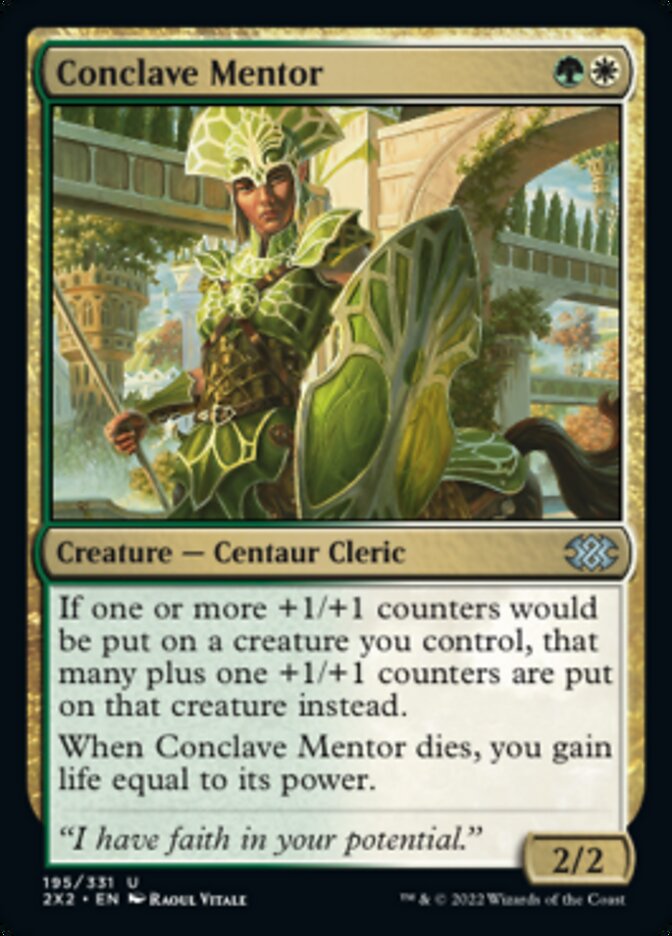 Conclave Mentor [Double Masters 2022] Foil