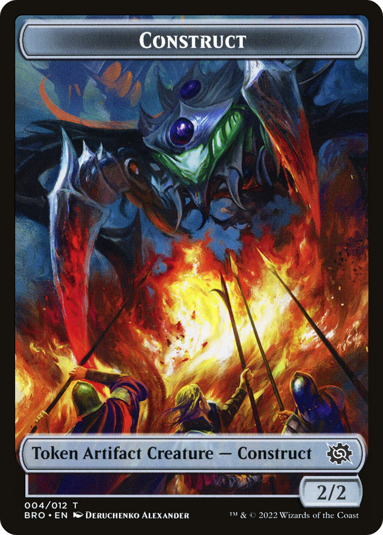 Construct  [The Brothers' War Tokens] Foil