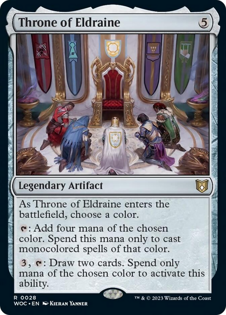 Throne of Eldraine [Wilds of Eldraine Commander] Foil