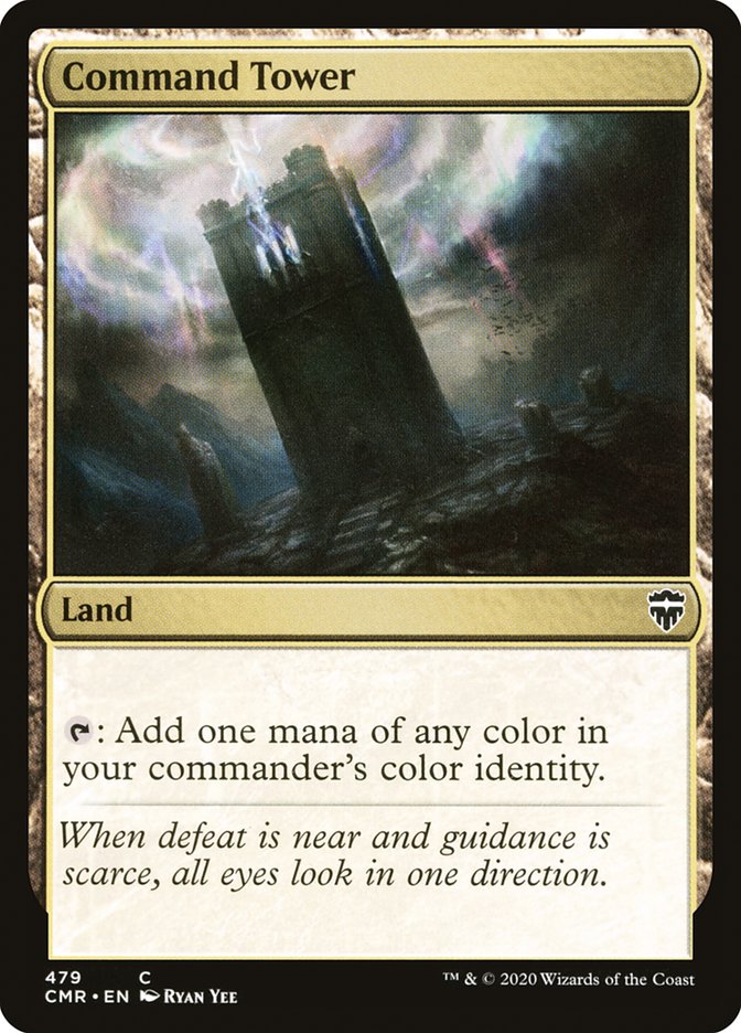 Command Tower (479) [Commander Legends] Foil