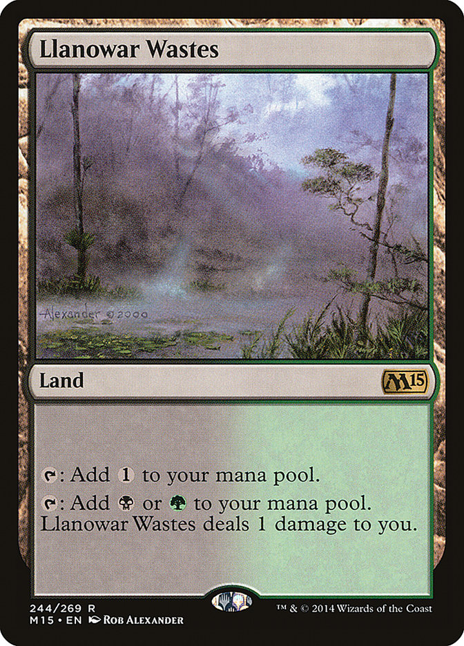 Llanowar Wastes [Magic 2015] Foil