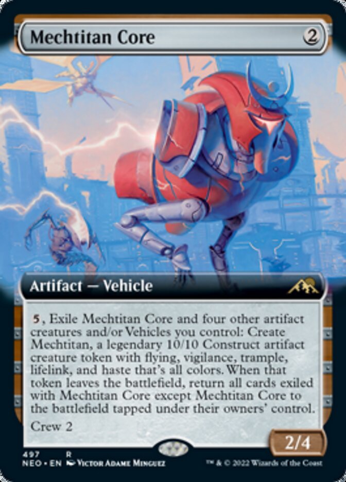 Mechtitan Core (Extended Art) [Kamigawa: Neon Dynasty] Foil