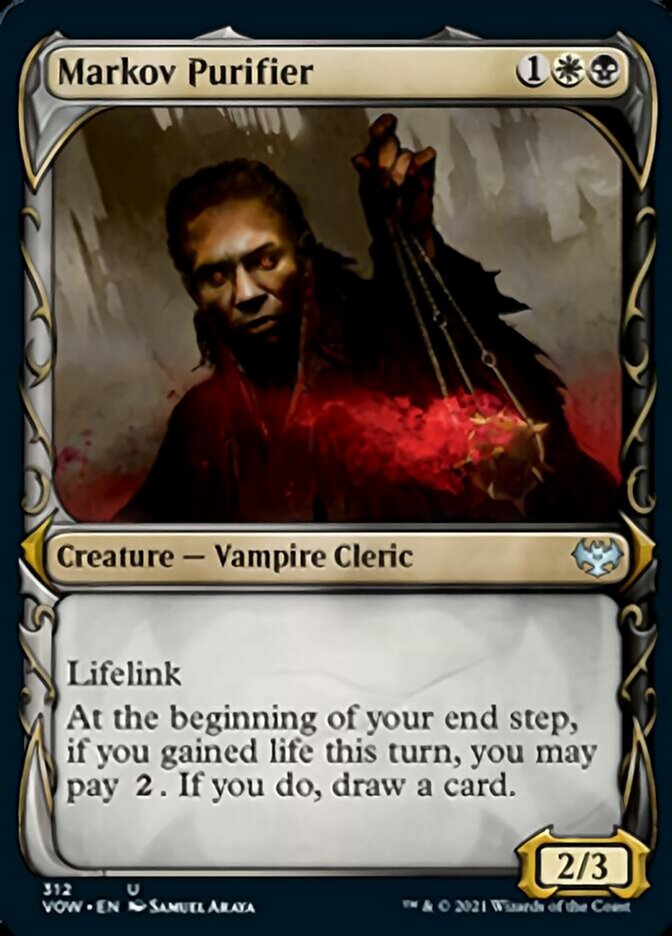 Markov Purifier (Showcase Fang Frame) [Innistrad: Crimson Vow] Foil