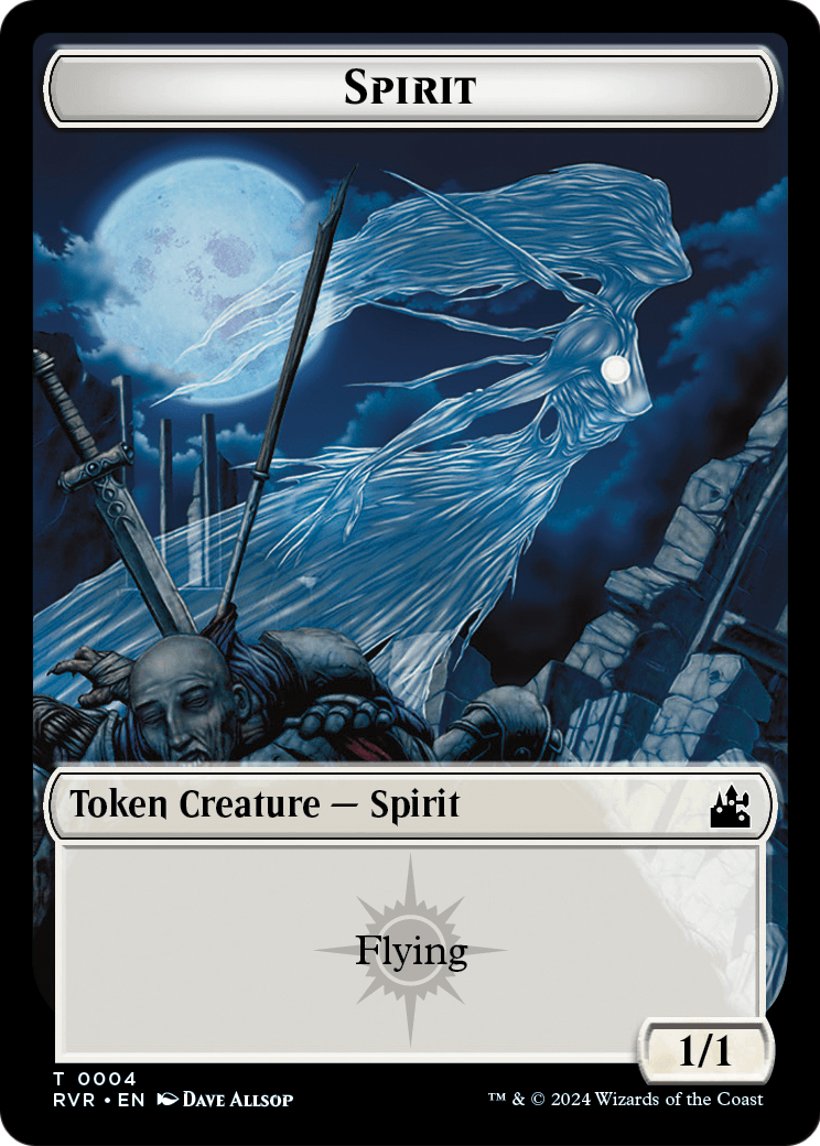 Spirit  [Ravnica Remastered Tokens] Foil