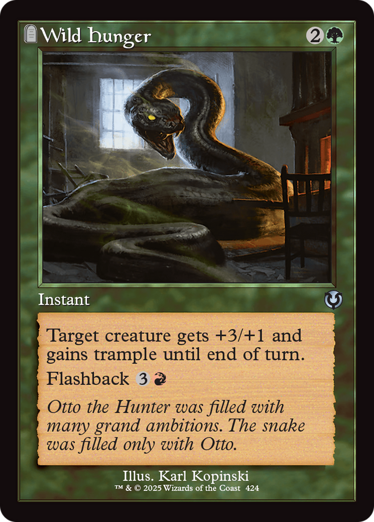 Wild Hunger (Retro Frame) [Innistrad Remastered] Foil