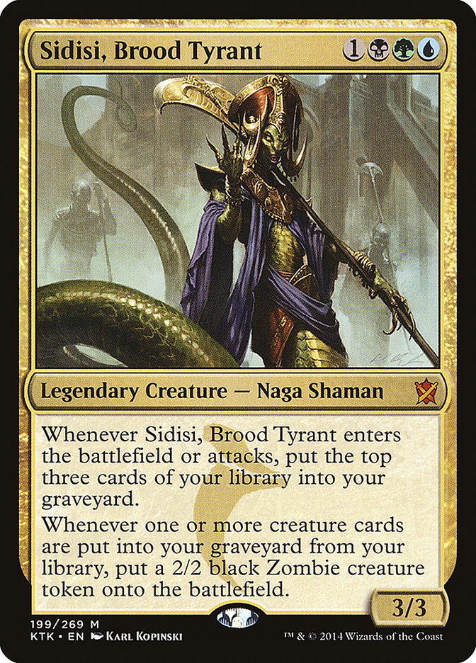 Sidisi, Brood Tyrant [Khans of Tarkir] Foil