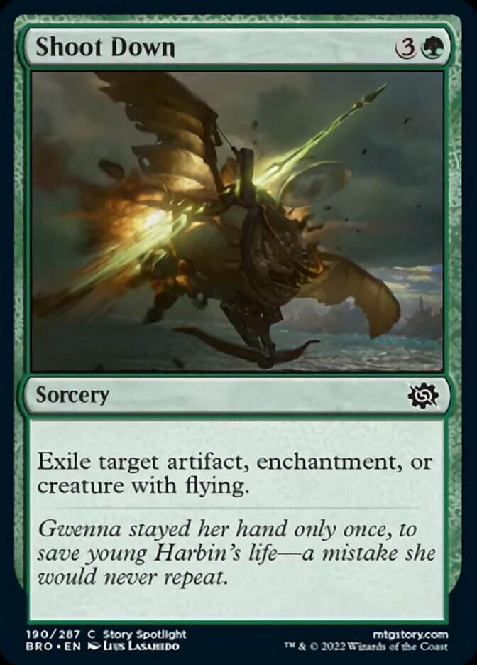 Shoot Down [The Brothers' War] Foil