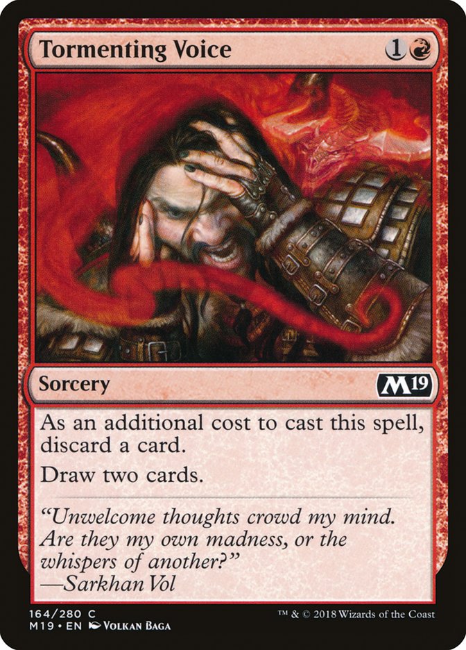 Tormenting Voice [Core Set 2019] Foil