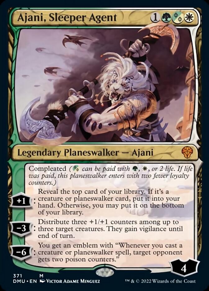 Ajani, Sleeper Agent (Showcase) [Dominaria United] Foil