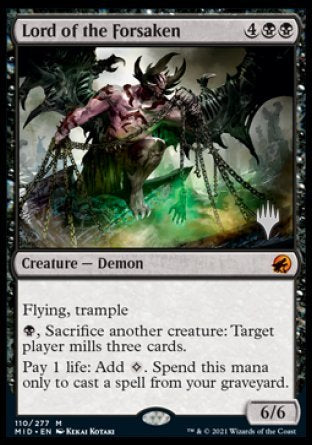 Lord of the Forsaken (Promo Pack) [Innistrad: Midnight Hunt Promos] Foil
