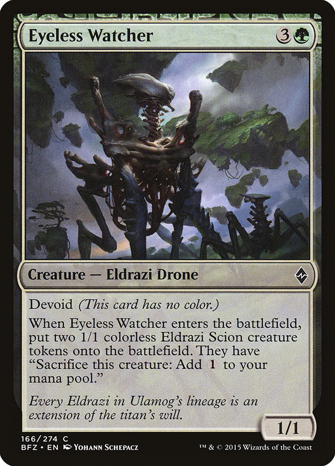 Eyeless Watcher [Battle for Zendikar] Foil