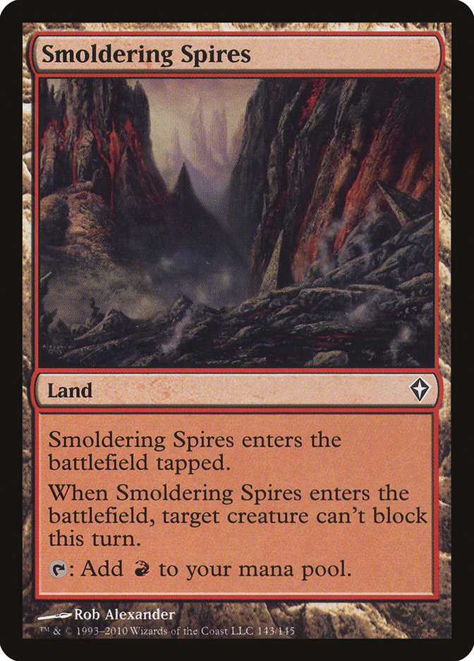 Smoldering Spires [Worldwake] Foil