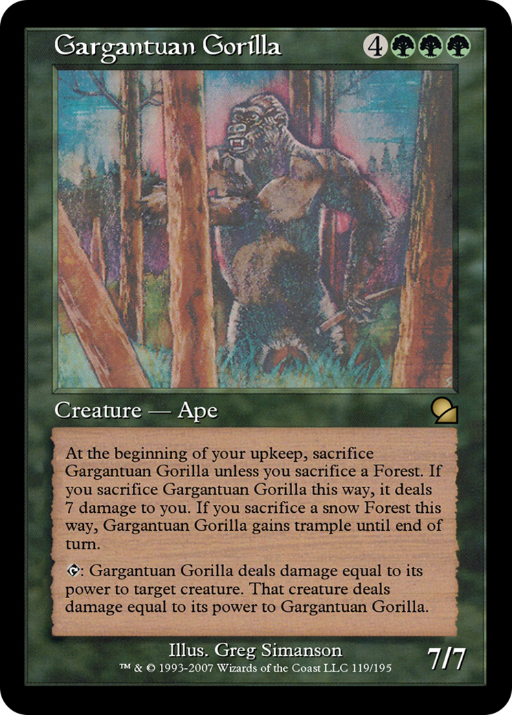 Gargantuan Gorilla  [Masters Edition] Foil
