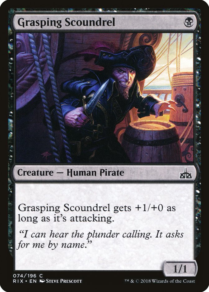 Grasping Scoundrel [Rivals of Ixalan] Foil