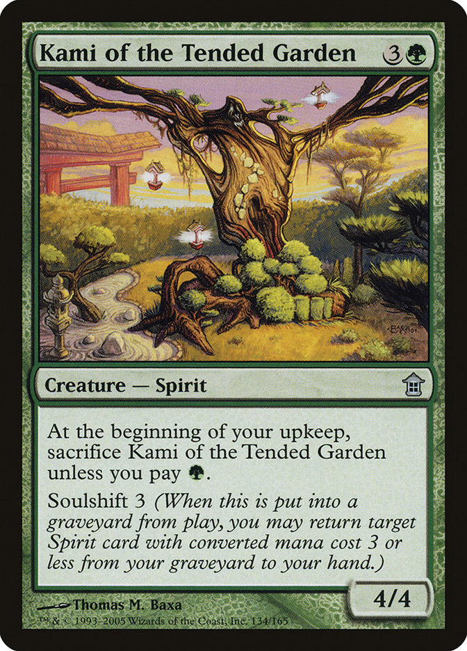 Kami of the Tended Garden [Saviors of Kamigawa] Foil