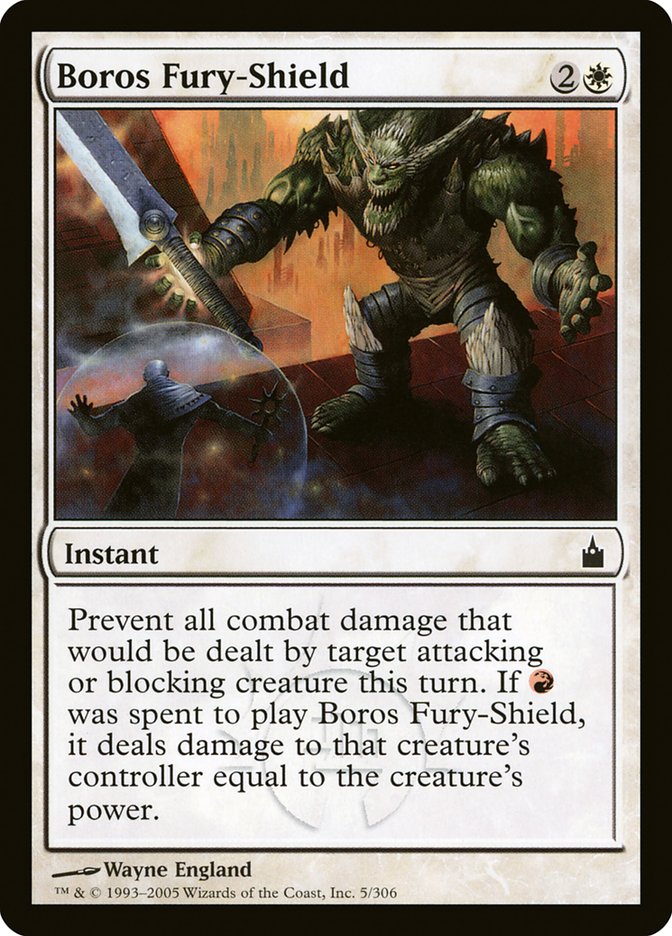 Boros Fury-Shield [Ravnica: City of Guilds] Foil