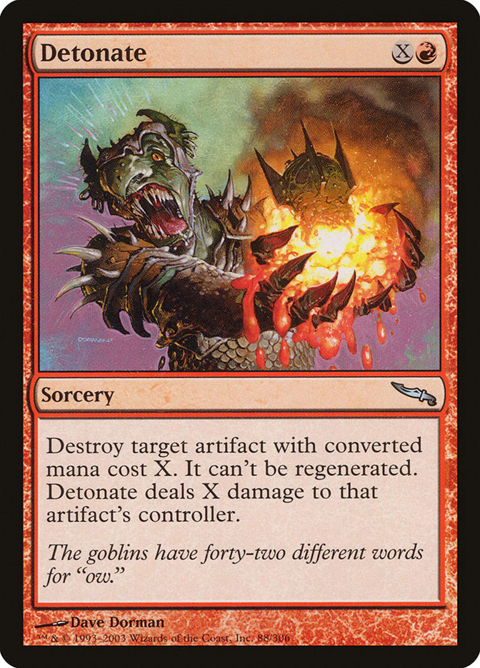 Detonate [Mirrodin] Foil