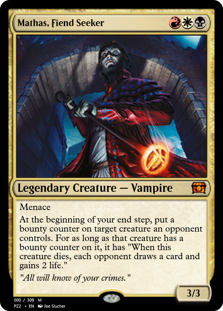 Mathas, Fiend Seeker  [Treasure Chest] Foil