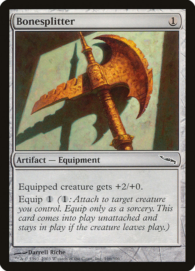Bonesplitter [Mirrodin] Foil