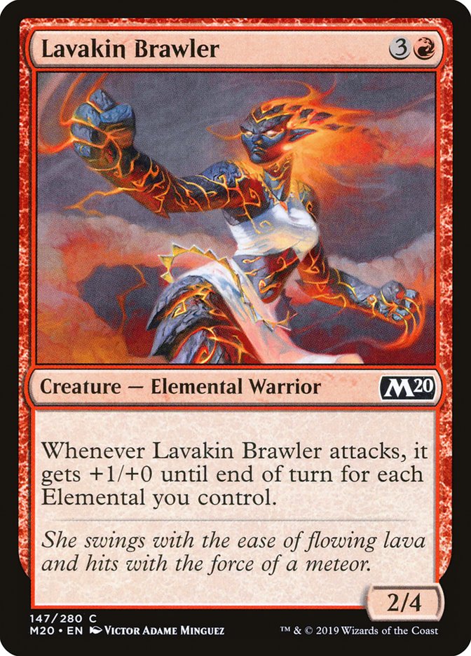 Lavakin Brawler [Core Set 2020] Foil