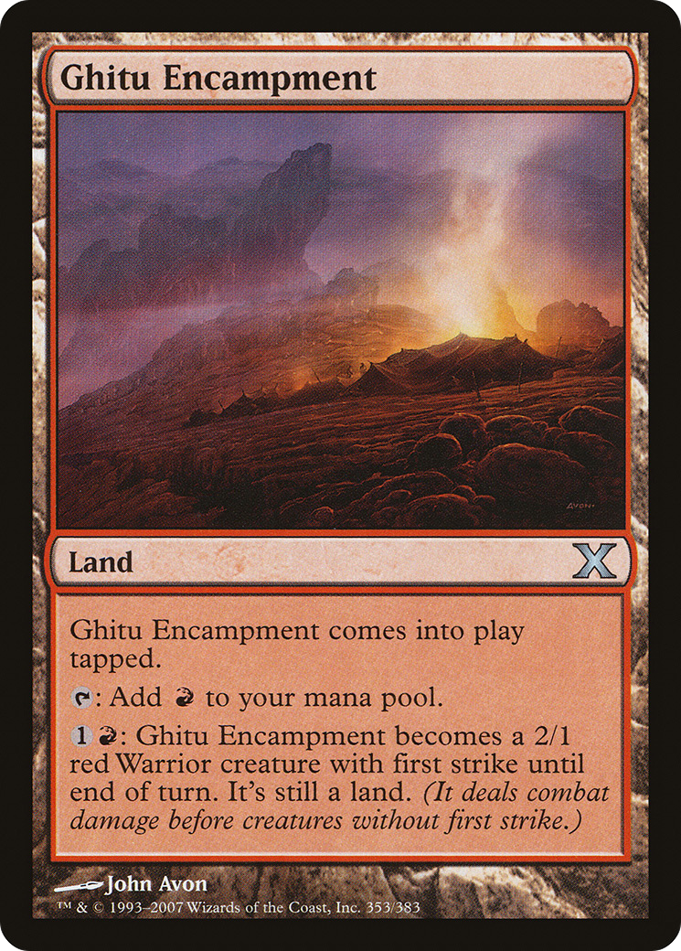 Ghitu Encampment  [Tenth Edition]