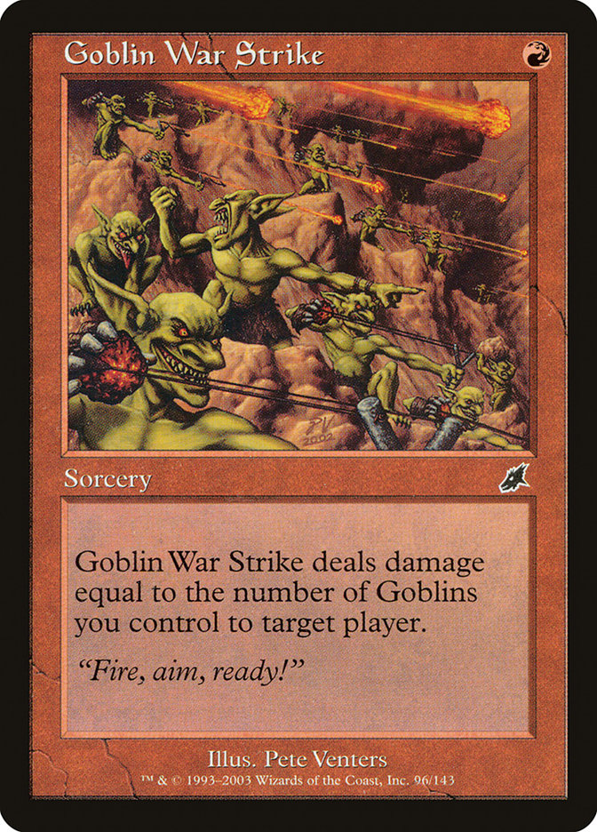 Goblin War Strike [Scourge] Foil