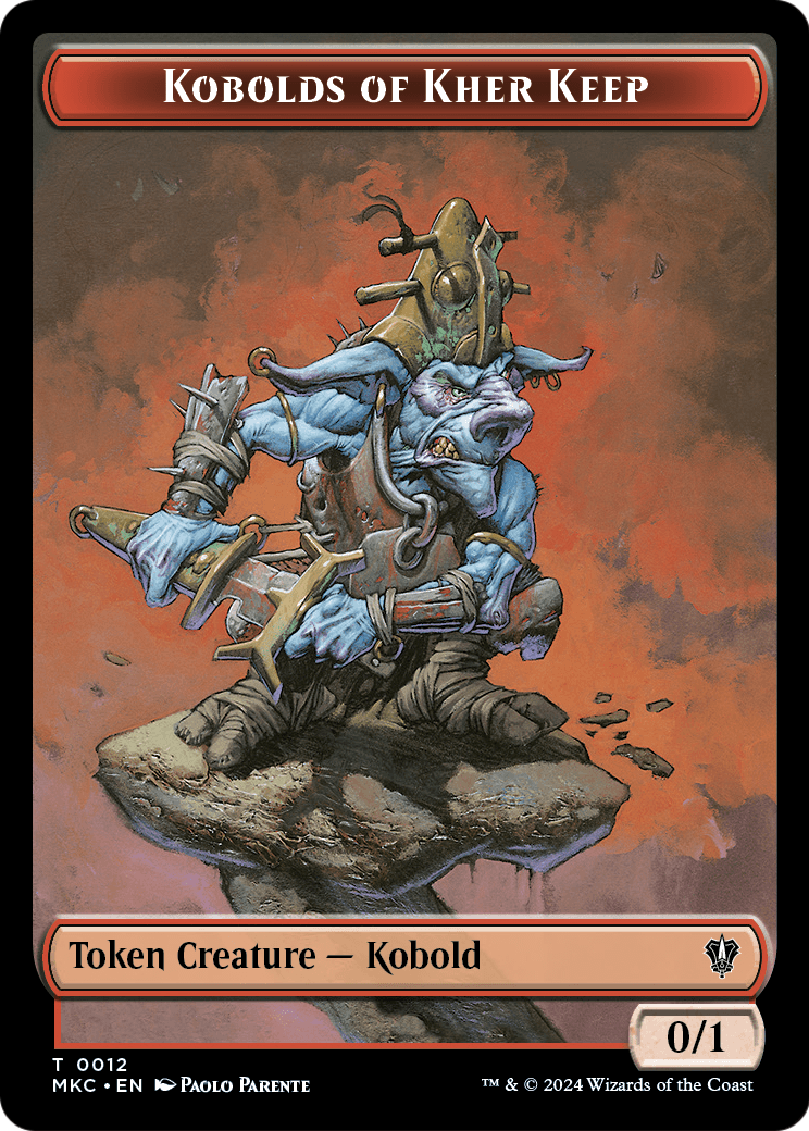 Kobolds of Kher Keep  [Murders at Karlov Manor Commander Tokens]