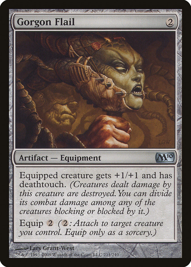 Gorgon Flail [Magic 2010] Foil