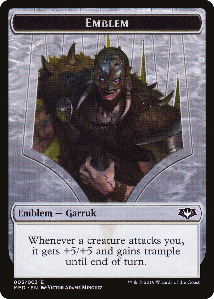 Garruk, Apex Predator Emblem  [Mythic Edition Tokens]