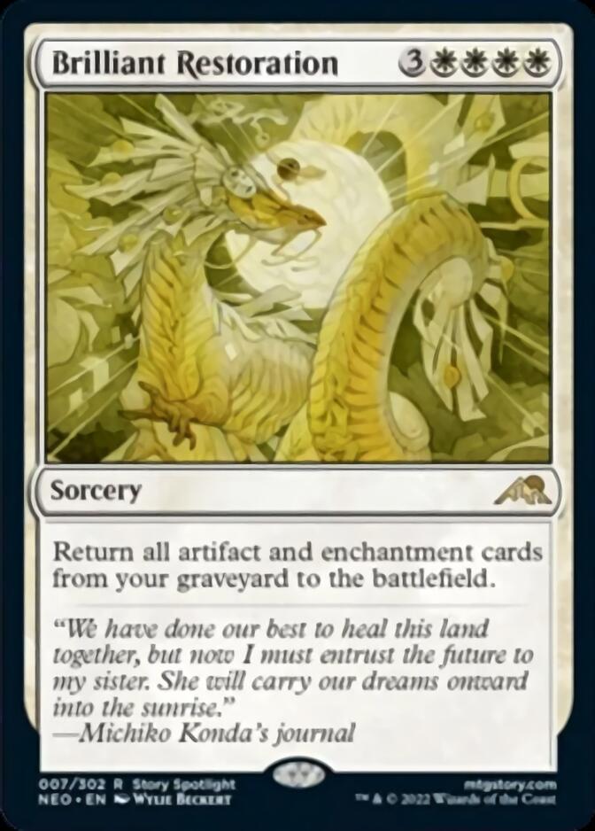 Brilliant Restoration [Kamigawa: Neon Dynasty] Foil