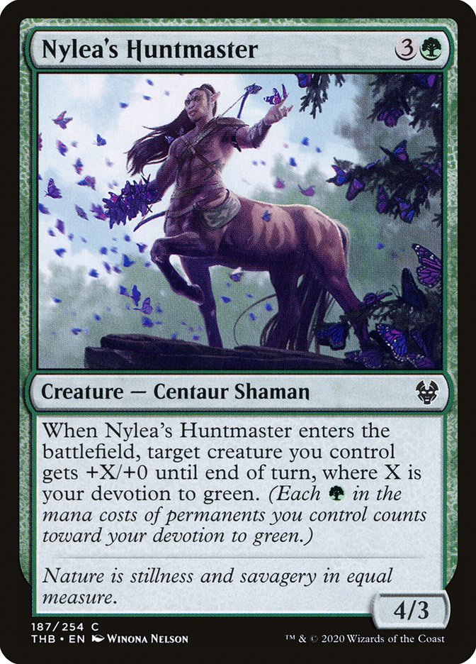 Nylea's Huntmaster [Theros Beyond Death] Foil