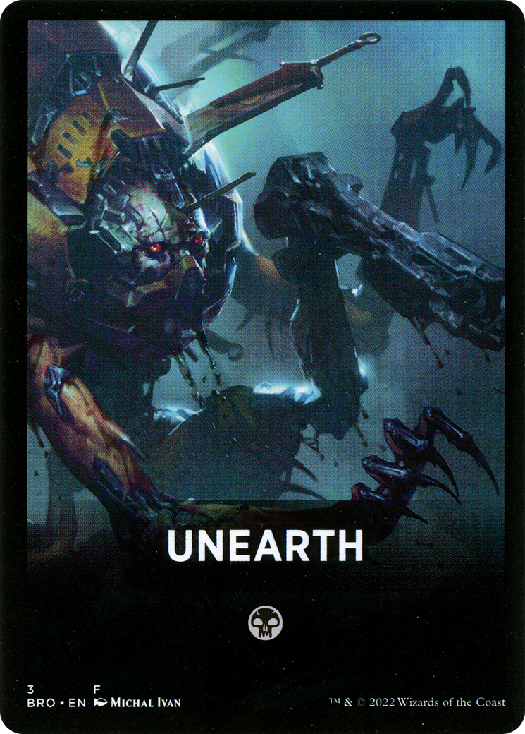 Unearth (Theme)  [The Brothers' War Jumpstart Front Cards] Foil