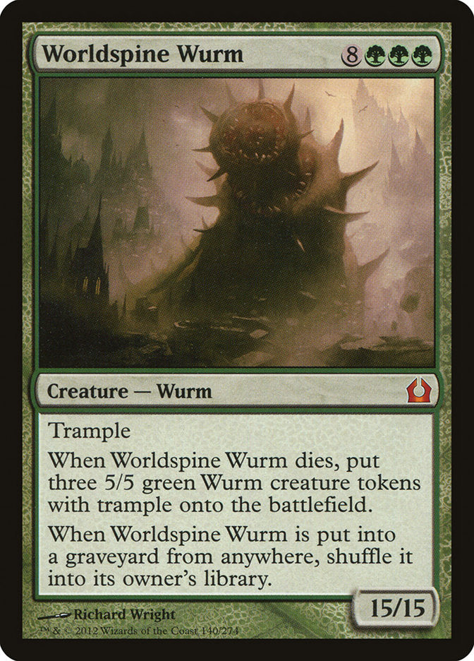 Worldspine Wurm [Return to Ravnica] Foil