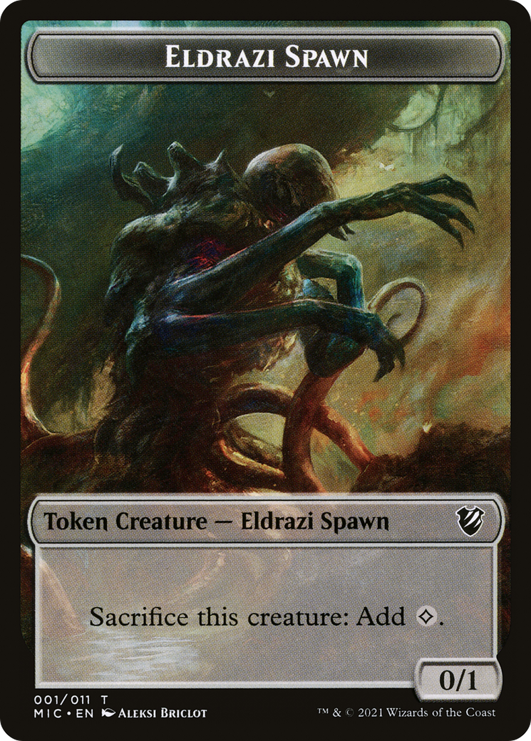Eldrazi Spawn  [Midnight Hunt Commander Tokens]