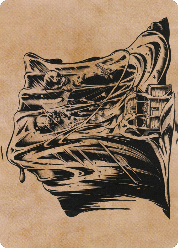Gelatinous Cube // Gelatinous Cube  [Adventures in the Forgotten Realms Art Series] (Borderless) Foil