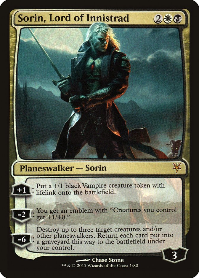Sorin, Lord of Innistrad [Duel Decks: Sorin vs. Tibalt] Foil