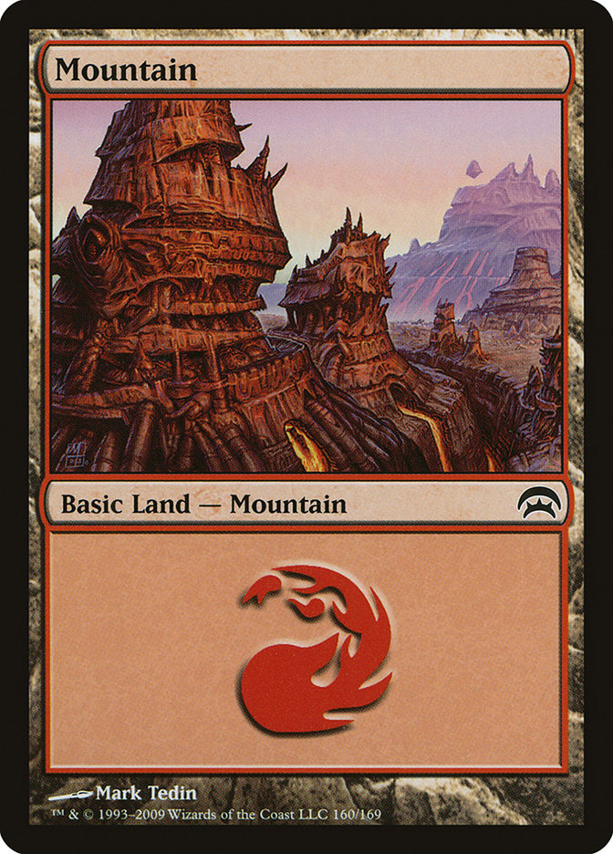 Mountain (160) [Planechase] Foil
