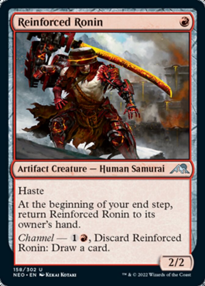 Reinforced Ronin [Kamigawa: Neon Dynasty] Foil