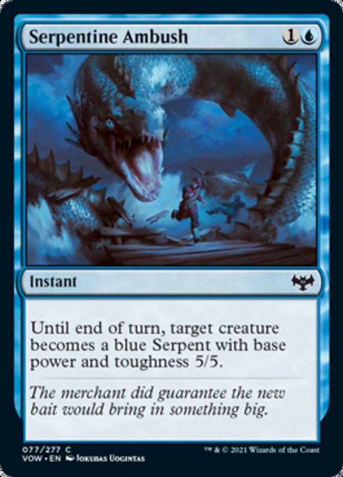 Serpentine Ambush [Innistrad: Crimson Vow] Foil