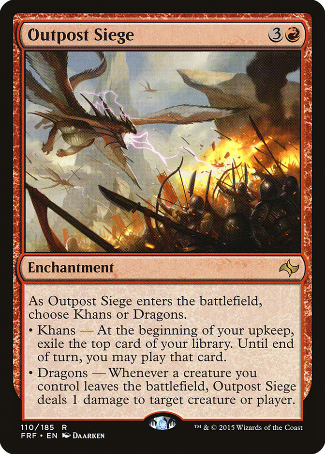 Outpost Siege [Fate Reforged] Foil