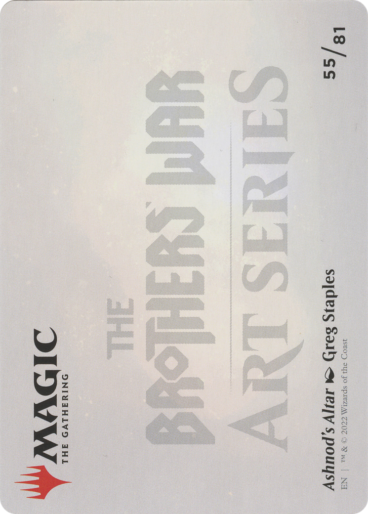 Ashnod's Altar // Ashnod's Altar  [The Brothers' War Art Series] (Borderless)