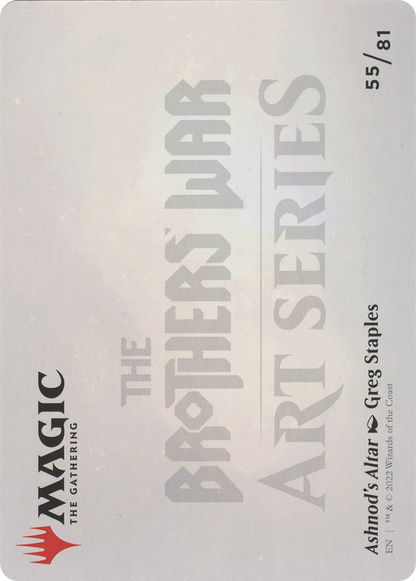 Ashnod's Altar // Ashnod's Altar  [The Brothers' War Art Series] (Borderless)