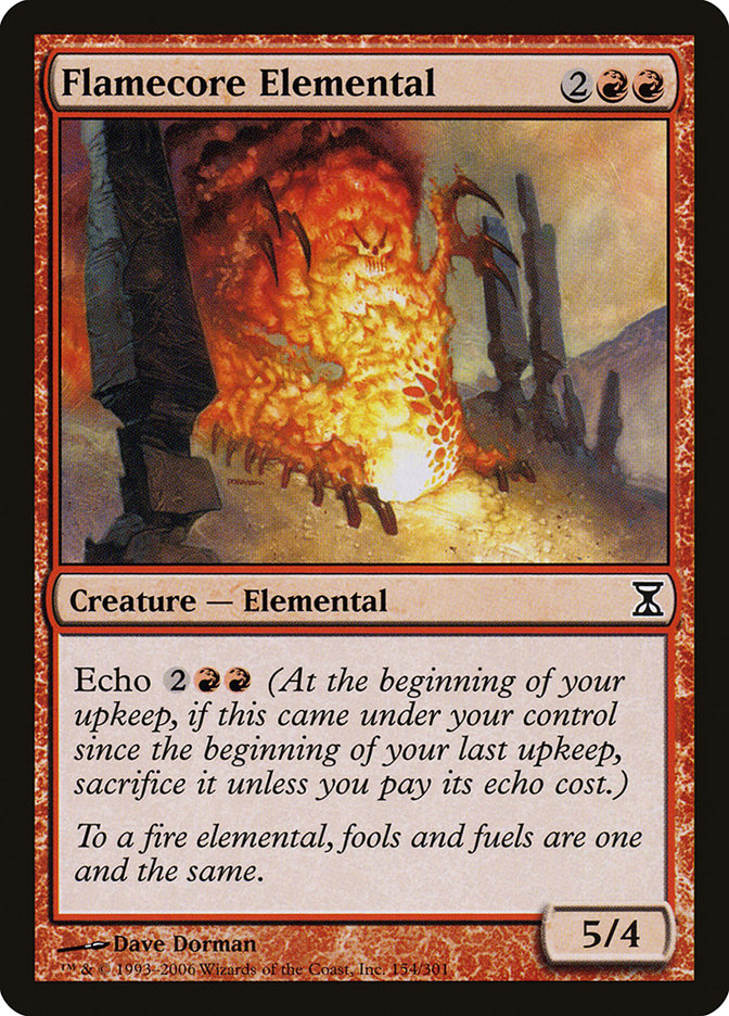 Flamecore Elemental [Time Spiral] Foil