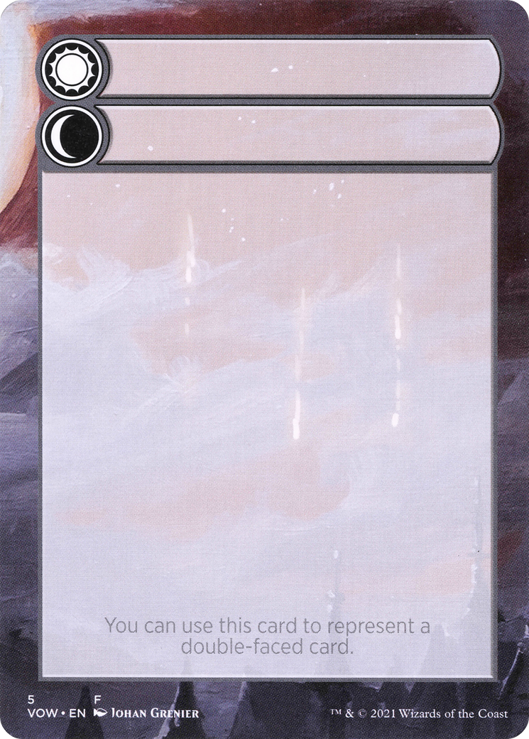 Double-Faced Substitute Card  [Innistrad: Crimson Vow Substitute Cards] (Borderless)