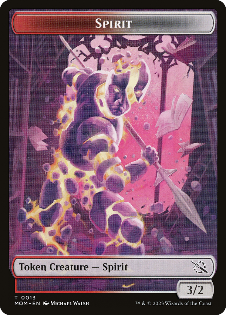 Spirit  [March of the Machine Tokens] Foil
