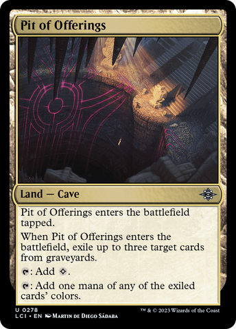 Pit of Offerings [The Lost Caverns of Ixalan]