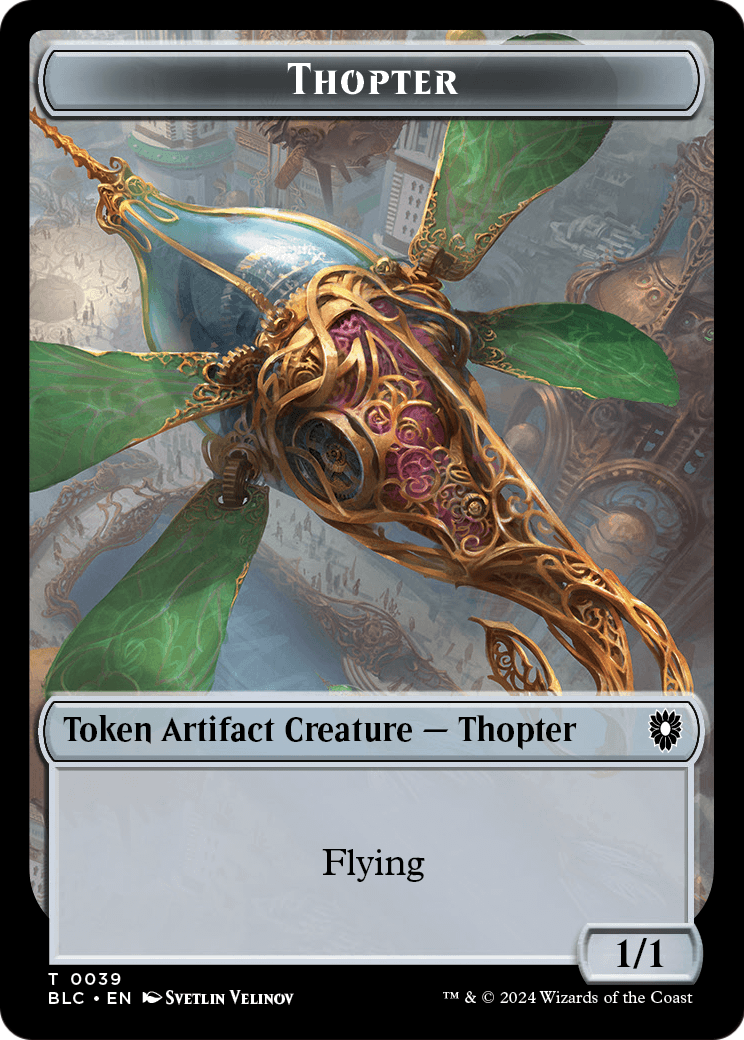 Thopter  [Bloomburrow Commander Tokens]