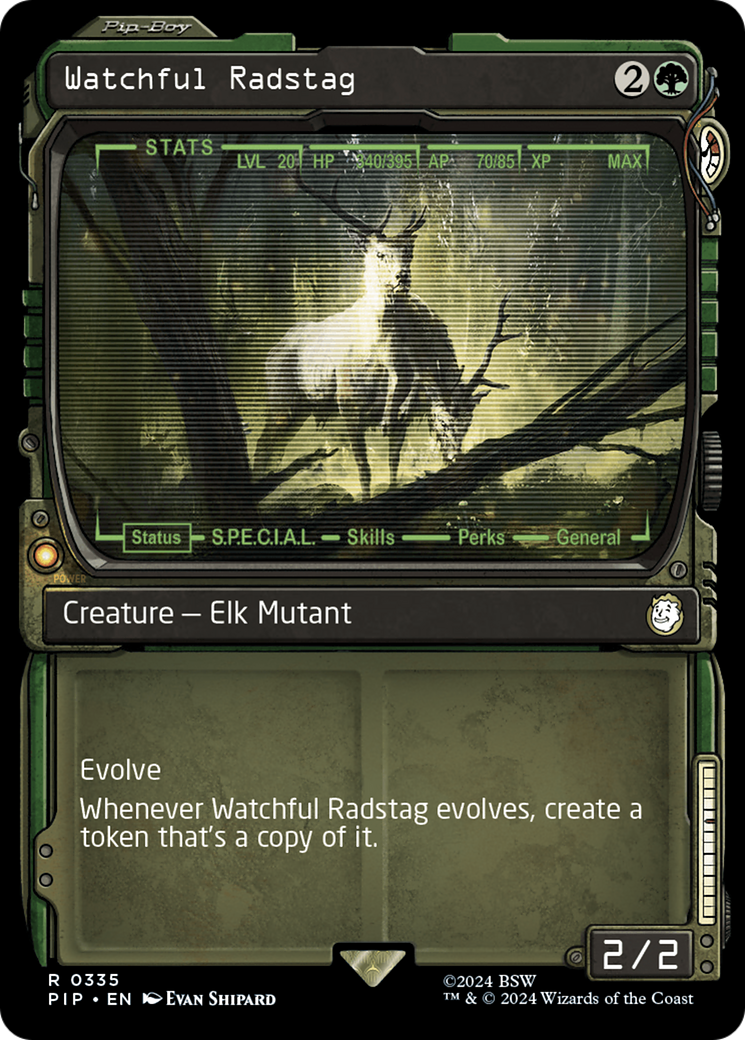 Watchful Radstag (Showcase) [Fallout] Foil