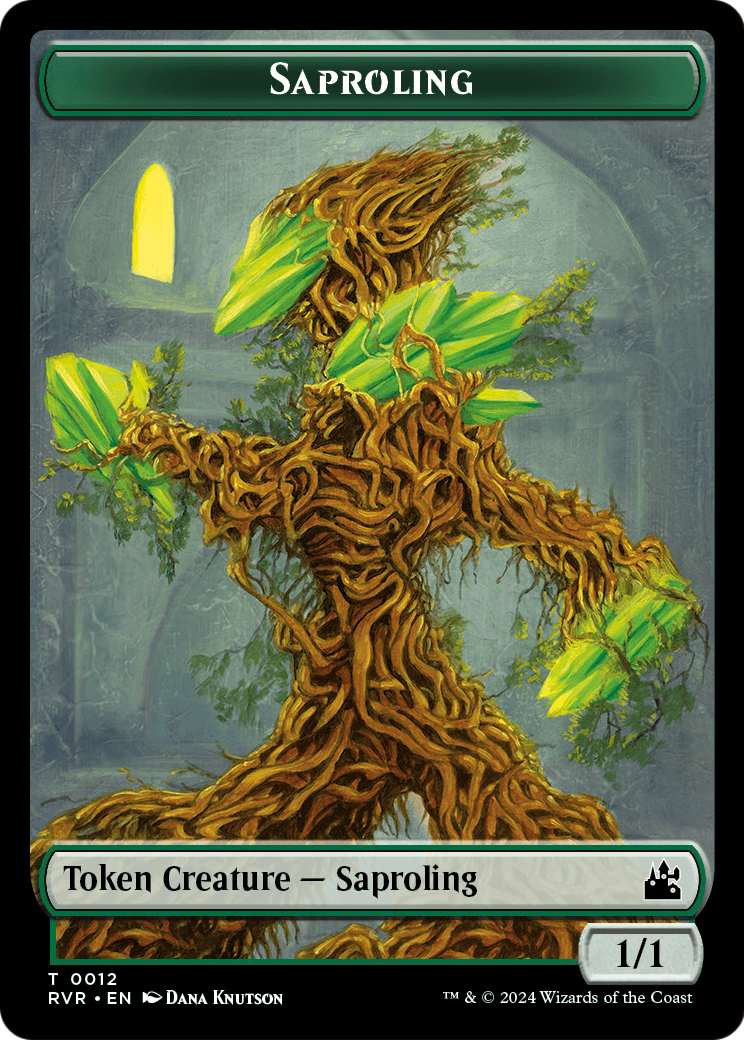 Saproling  [Ravnica Remastered Tokens] Foil