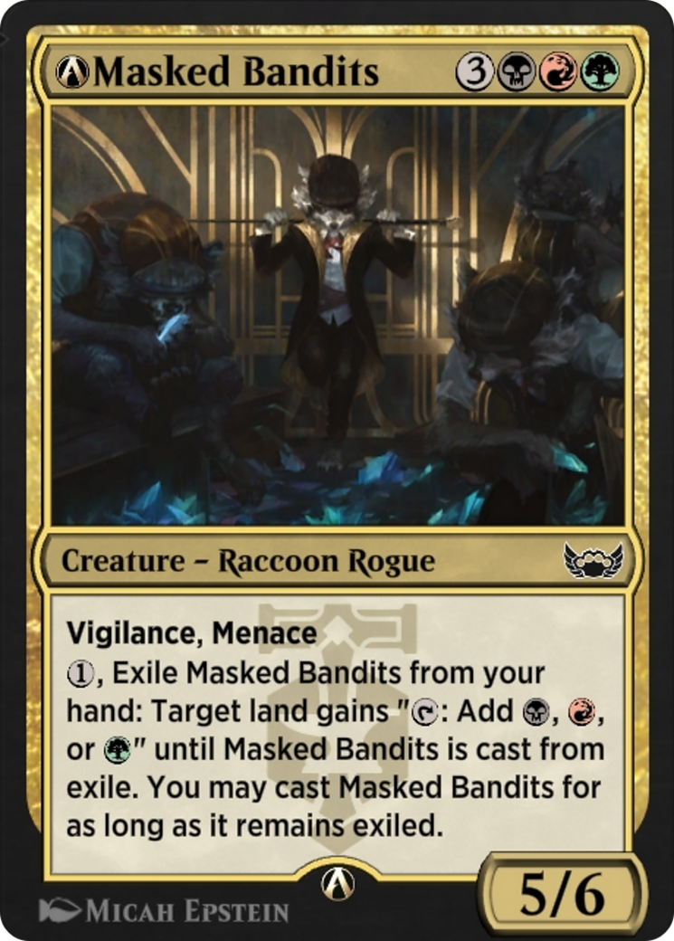 A-Masked Bandits  [Streets of New Capenna]